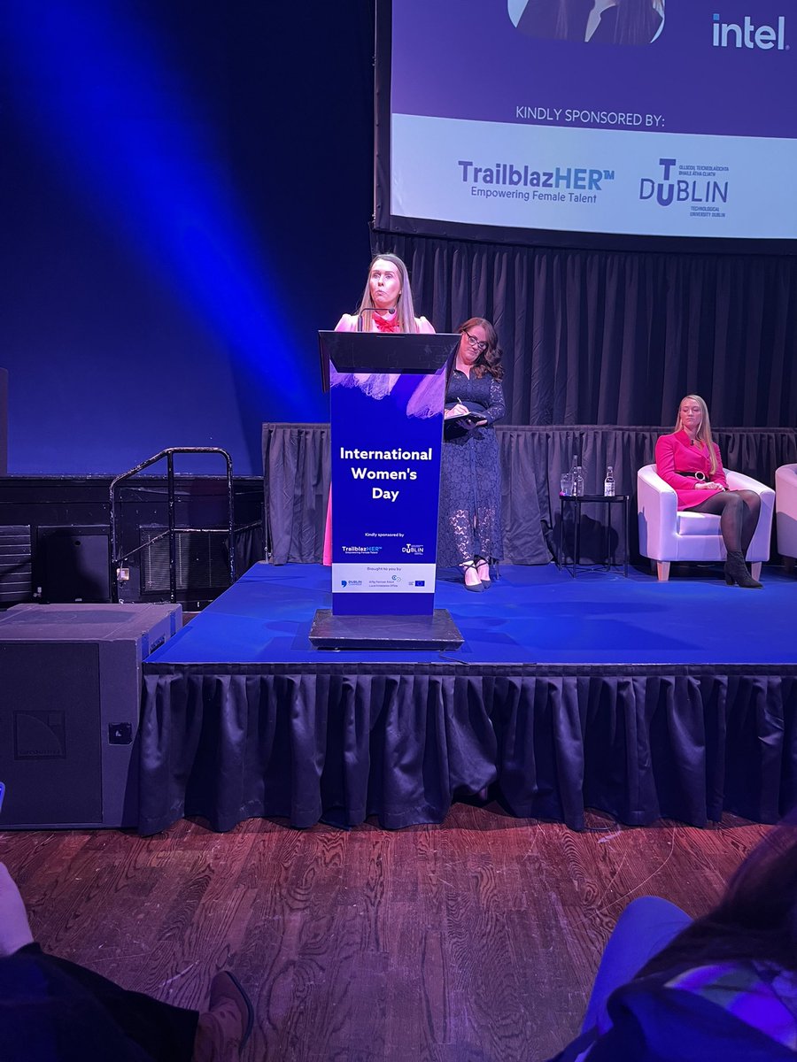 Over €1 million raised to support ambitious women at all stages @TrailblazHER_ie @ClaireMacNamee at #IWD2024 event organised by @DubCham @LEODublinCity @EEN_Dublin , sponsored by @TrailblazHER_ie