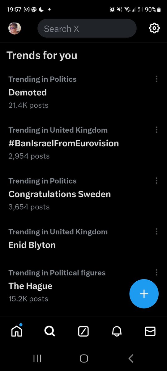 My current trending topics have definitely been used as prompts for a comedy improv night.