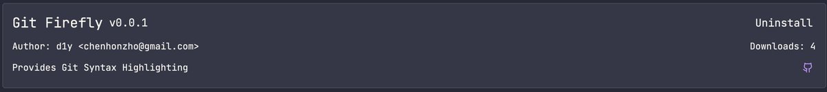 zeddotdev's tweet image. 🚀The Git Firefly extension is now available in the extension store. This extension brings syntax highlighting to all your git-related files:

- git_commit
- git_config
- git_rebase
- diff
- gitignore
- gitattributes