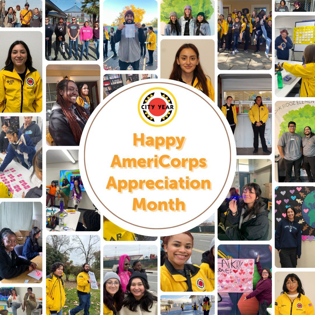 🌟Happy Thankful Thursday!🌟
We are grateful for our incredible Student Success Coaches at @CityYearSacramento during AmeriCorps Member Appreciation Month! Your unwavering dedication to service is truly inspiring. Thank you for making a positive impact on our community every day!