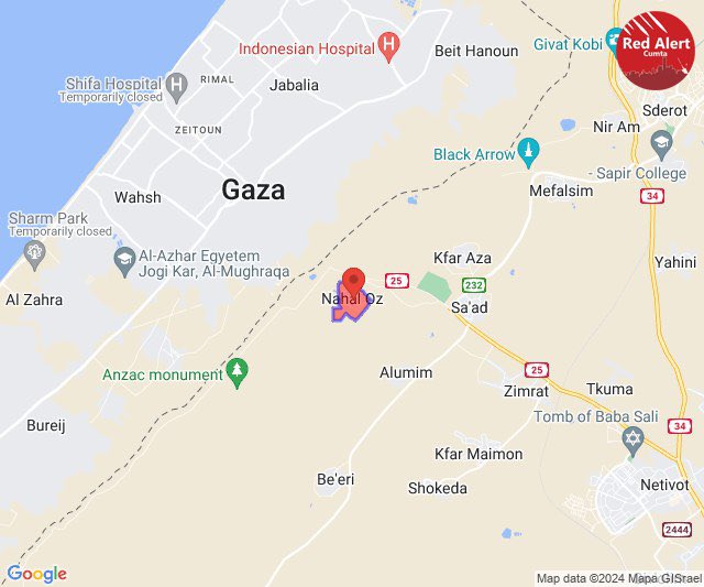 RoyalIntel_LIVE's tweet photo. 💢 Hamas bombed Israeli positions with rockets on the border of Gaza. https://t.co/2jhF8qEyqj