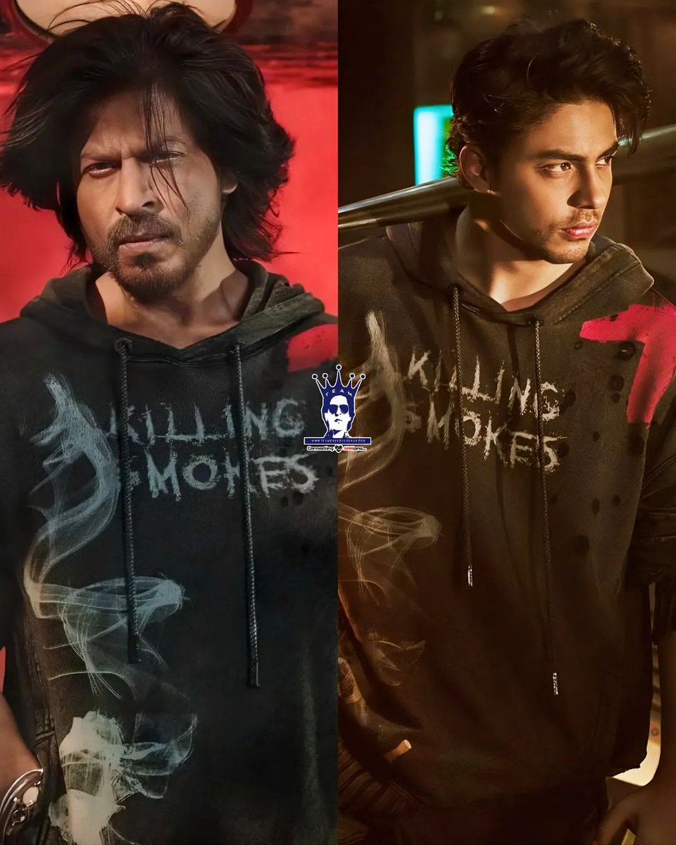 Father and son in the same set 🤭 we can't say that one was better than the other 🤷🏼‍♀️
#ShahRukhKhan brought beauty and sexuality, #Aryan attitude and rebellion 🤭 I think that each person who wears a @DyavolxOfficial brand will bring their own essence to the outfit ☺️