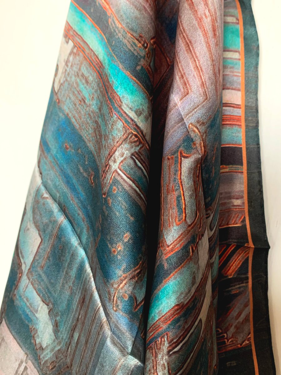 LegendsdreamsD's tweet photo. Balcony Turquoise 
Pure Silk Scarf with hand sewn edges
€47 Free shipping Malta &amp; Gozo
Gift packaging included. https://t.co/68rsz26q7z