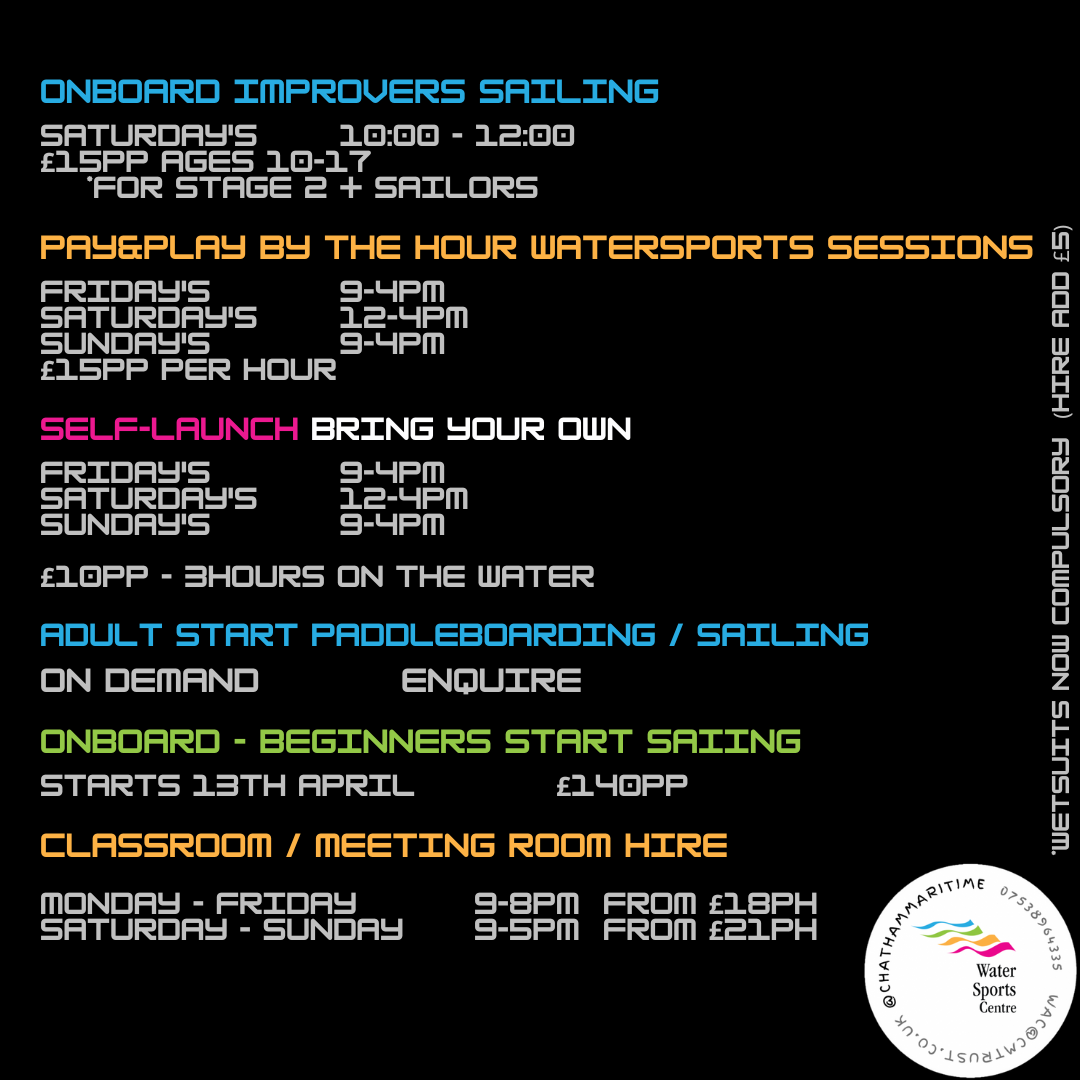 CMTWatersports's tweet image. #getafloat this weekend!
#sailing #kayaking #paddleboarding #windsurfing