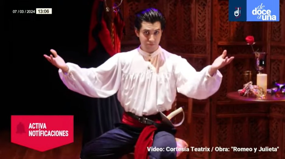 🔴#EnVivo ¬ #DeDoceAUna @nan_chz nos presenta en esta cápsula que el teatro también se puede disfrutar vía streaming, y una de las obras que hace poco se integró al catálogo de la plataforma Teatrix es Romeo y Julieta, pero en una versión diferente... youtube.com/live/YSEcqLtKt…