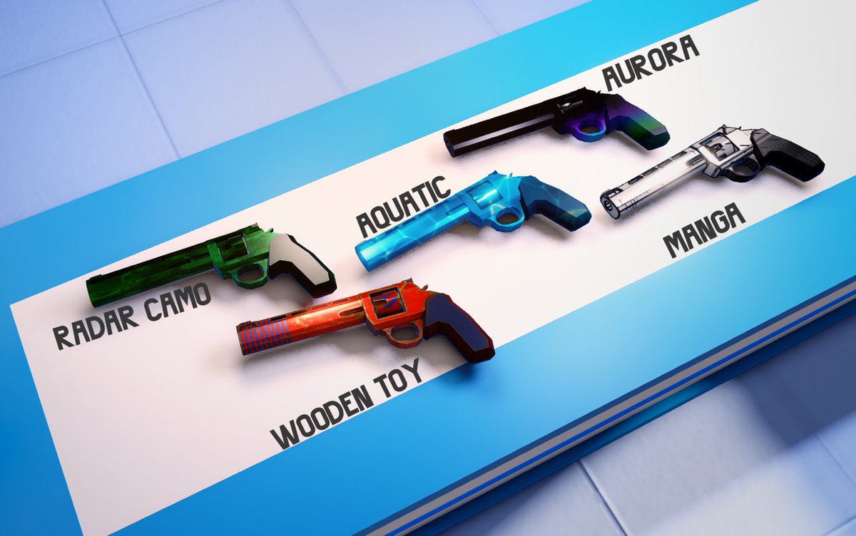 One more thing. Five new gun skins coming based on your requests! More to come?? Let me know!