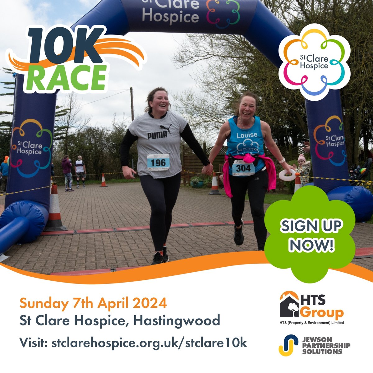 📣 ONE MONTH LEFT! It's crunch time for people who want to sign up for the #StClare10K as remaining spaces are going, going, nearly gone! 👀 Sunday 7th April 2024 | 10.30am start | #Hastingwood, #Essex Don't miss out, sign up now: bit.ly/3S1HE2R