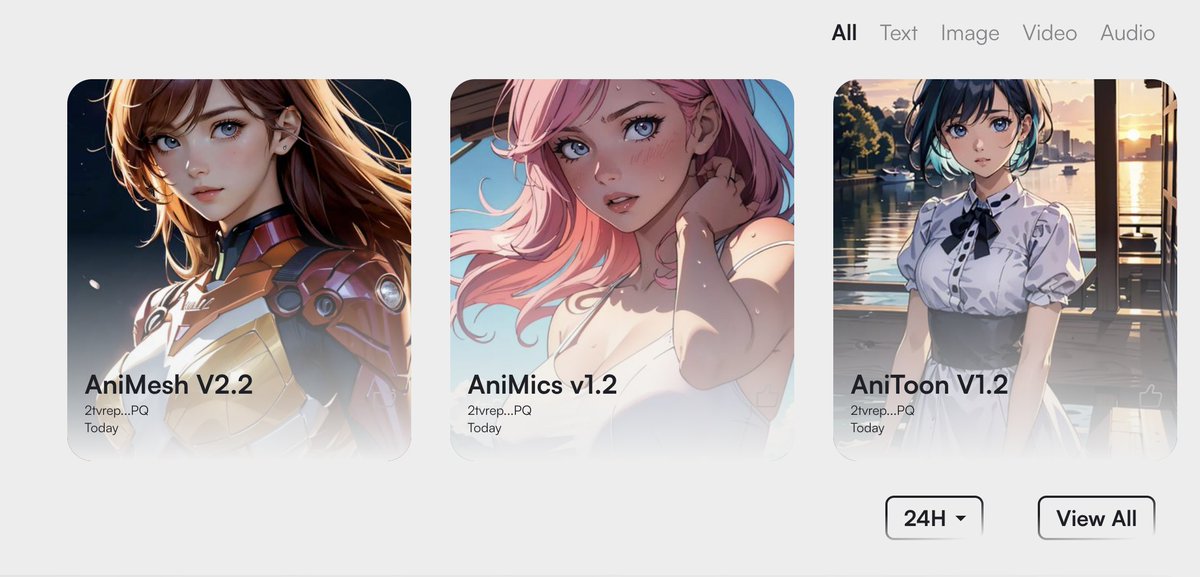 Big News!🥳

We are pleased to announce the release of 3 new stunning models created by the talented creator Samael1976.

AniMesh, AniMics, and AniToon are now available on our marketplace, allowing you to explore the world of Anime like never before.

👉 fair.ar-io.dev