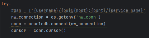 FriedholdMatz's tweet image. Simple #OracleDB connection with connect string;
this string should be encrypted.