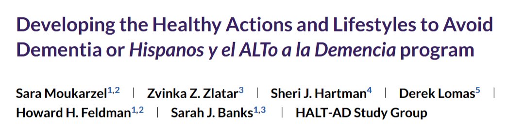 JToledo46333006's tweet photo. Programa 📖virtual para prevenir la demencia en la comunidad #Latina #PreventionAlzheimer #lifestyle #ENDAD  https://t.co/2c5CGfgNQ8 articulo con la informacion https://t.co/qjeEFlpNwL @UCSDHealth https://t.co/eUzcdqRO6o