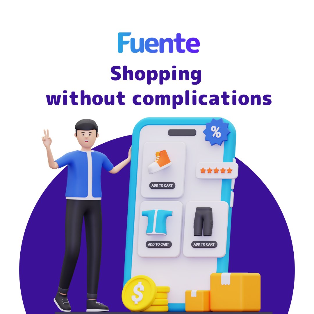Fuente_io's tweet photo. 💫 Effortlessly navigate through your purchases with just one swipe! Fuente assures you a shopping journey without complications.
Witness firsthand how simple shopping can be with us! 📱✨

Don't miss our updates!

#BitcoinPurchasesSurinam #PurchaseWithBitcoinInParamaribo https://t.co/Q7LnLasNWC