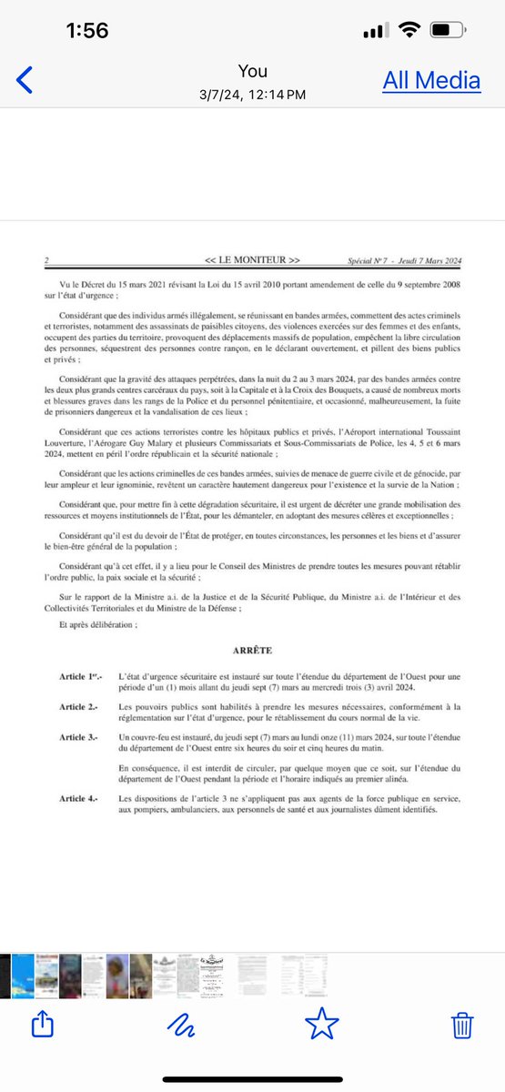 SenateurBenoit's tweet image. Combien d’arrestations ont été opérées depuis la déclaration de l’état d’Urgence Sécuritaire ?
A part les chefs et leurs familles , amis et allies , le petit peuple est laissé a son sort !
Merci phtk 1,2 et 3 😡