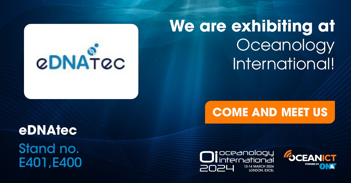 Excitement is building as eDNAtec gears up for #Oi24 in London! 🌊 We're looking forward to showcasing our latest products and connecting with industry leaders. See you there!
#CanadaOi2024 #eDNA #environmentalDNA