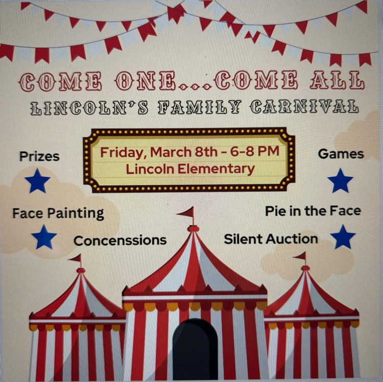 We hope you are planning to join all the fun at our family carnival tomorrow night! 6-8 PM