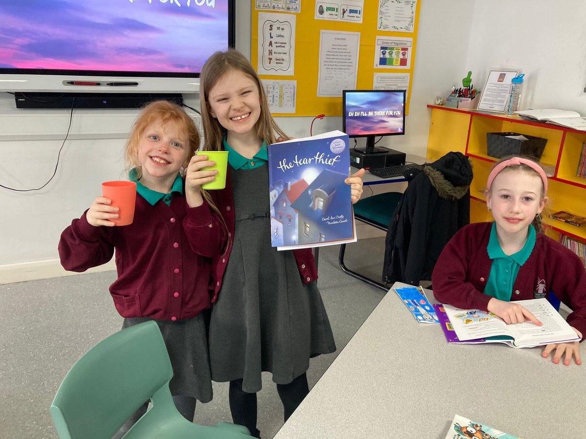 4J had a Fabulous time on Workd Book Day. They found The Tear Thief by Carol Ann Duffy to be excellent inspiration for their own poetry and had a fantastic time reading, sharing books and enjoying a hot chocolate and a biscuit at the Reading Cafe 📖 #WorldBookDay2024