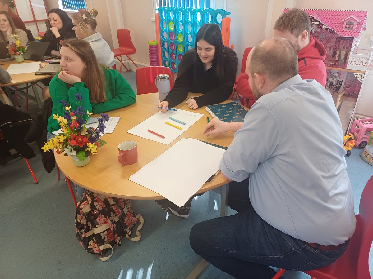 CraigfelenP's tweet photo. Geat training session from @AndyPena sharing ideas for skills integral in the classroom and helping our students be creative! 

Stuart from @PartneriaethREC also informed the session of an exciting regional enterprise opportunity using a mew resource from @CareersWales 
#cfpcom https://t.co/FMUZGwRWdT