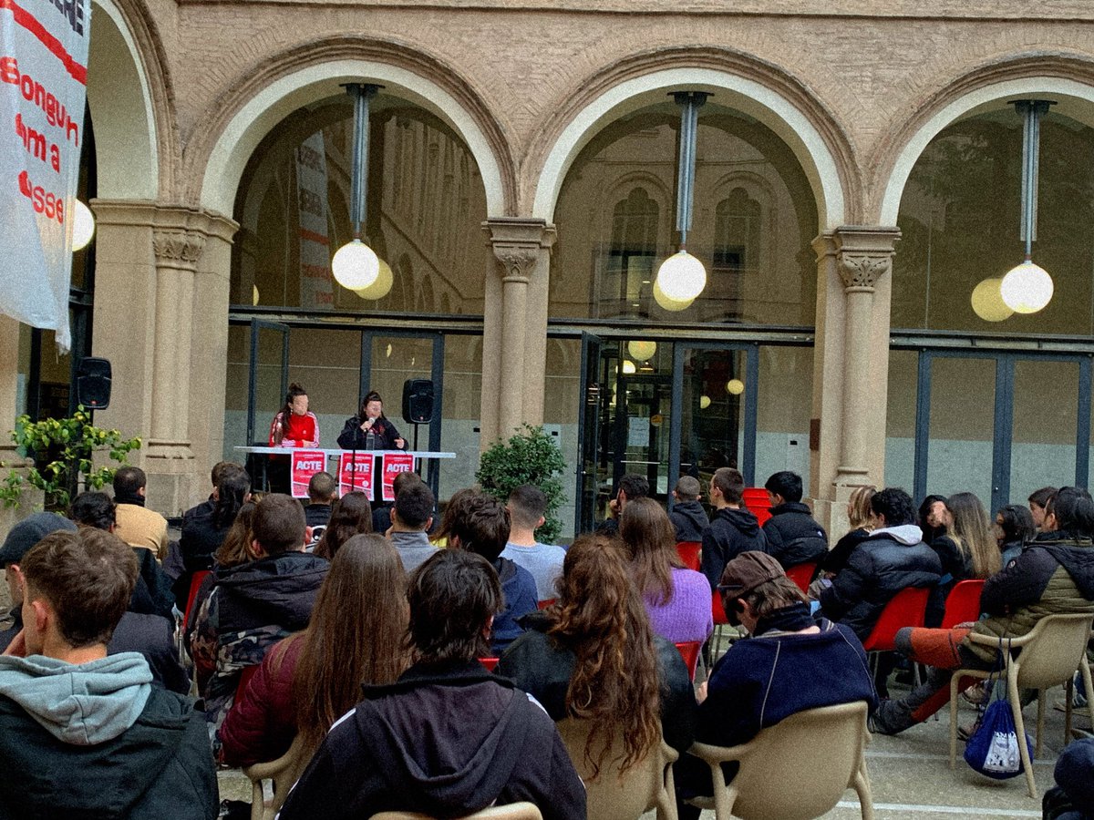 ❤️‍🔥 ACTE CENTRAL - UDL ❤️‍🔥

Aquesta tarda hem celebrat l'acte central al Rectorat en el marc del 8M.

Contra l'opressió de gènere, responguem com a classe!