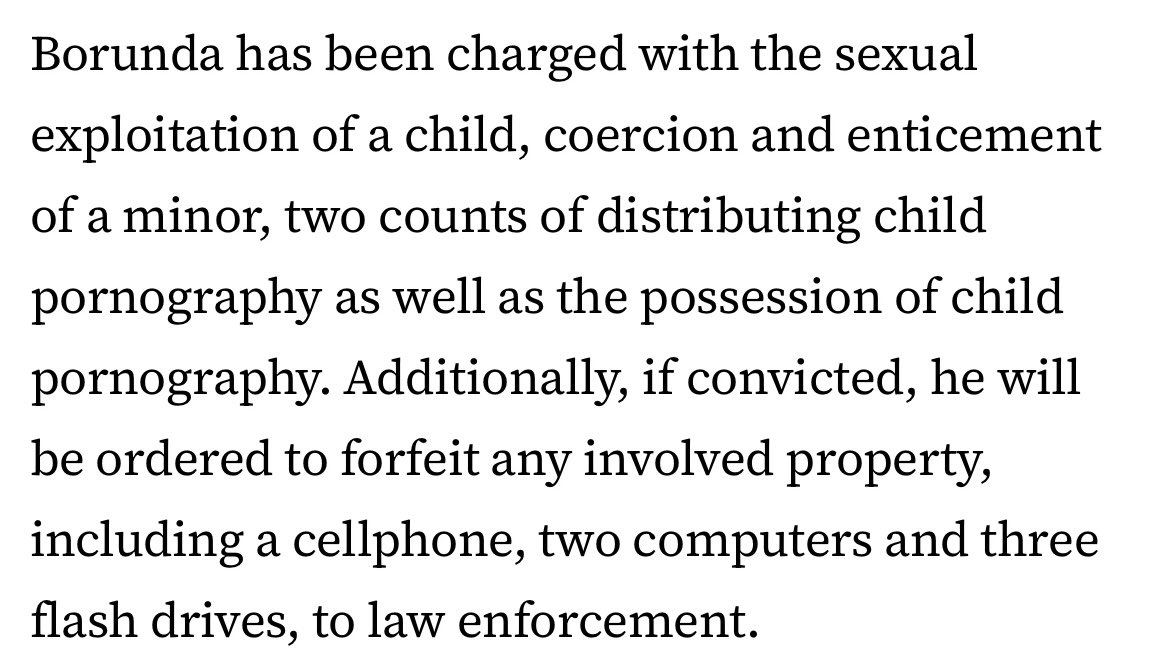 Luis Borunda, 65, former deputy state secretary of Maryland, has been charged w producing & distributing child sexual abuse material to interstate and international markets. capitalgazette.com/2024/03/07/lui…