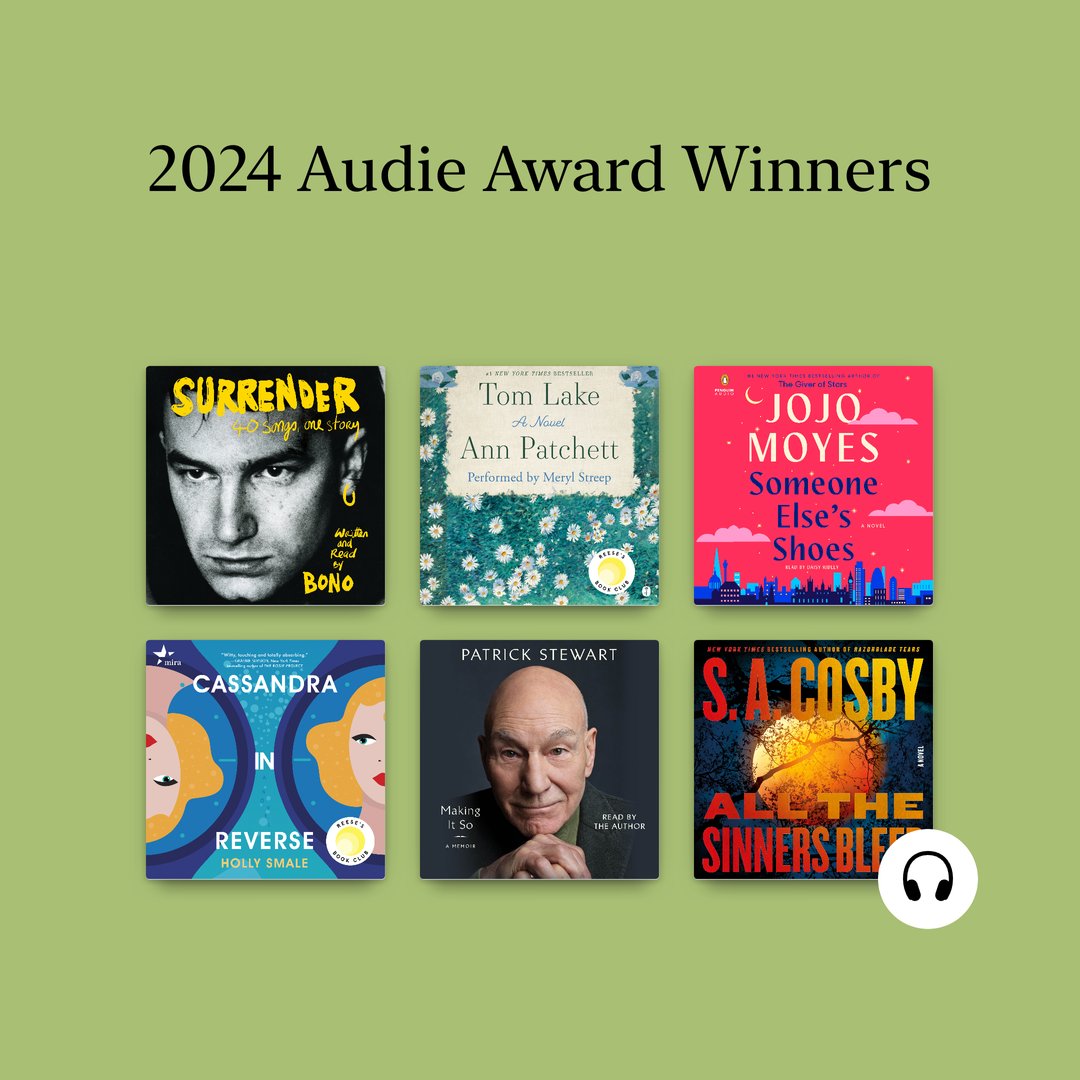 The Audie Awards honor the year's best audiobooks, narrators, audio dramas & more! Browse the newly-crowned winners, and find a great story to listen to. apple.co/AudieAwards