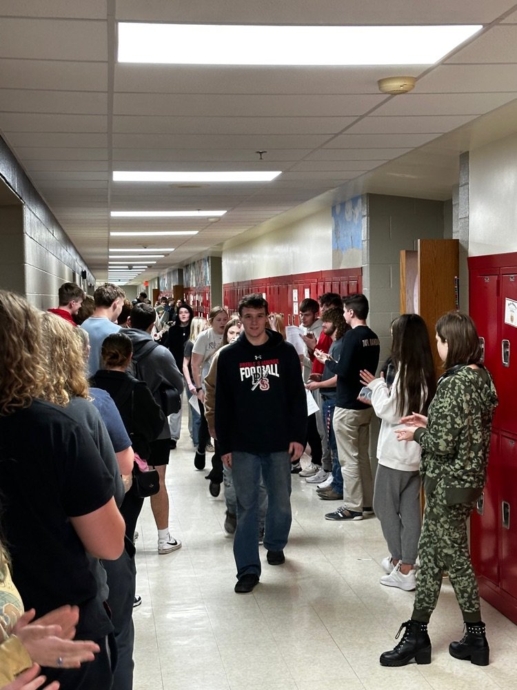 A Clap Out for our OHSAA wrestlers who qualified for state! Riley Stevenson, Nolan Earles, and Bailey Garnett.