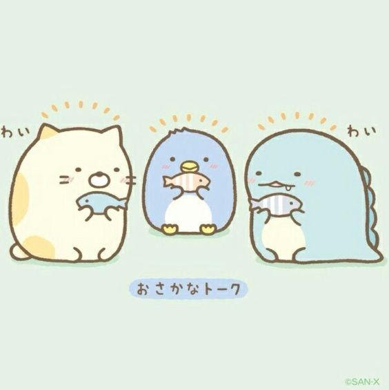 adorableacres's tweet photo. Yea, they eat fish. NBD #すみっコぐらし #sumikkogurashi https://t.co/4SeQet82pr