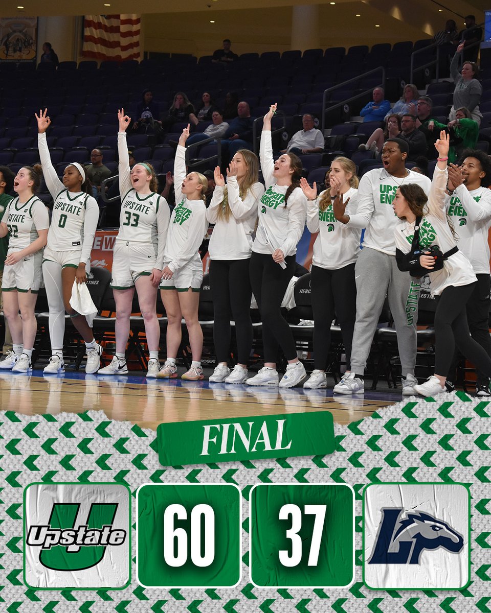 The Spartans advance to the Semifinal round of the Big South Women's Basketball Tournament after downing No.7 Longwood 60-37!

#SpartanArmy ⚔️