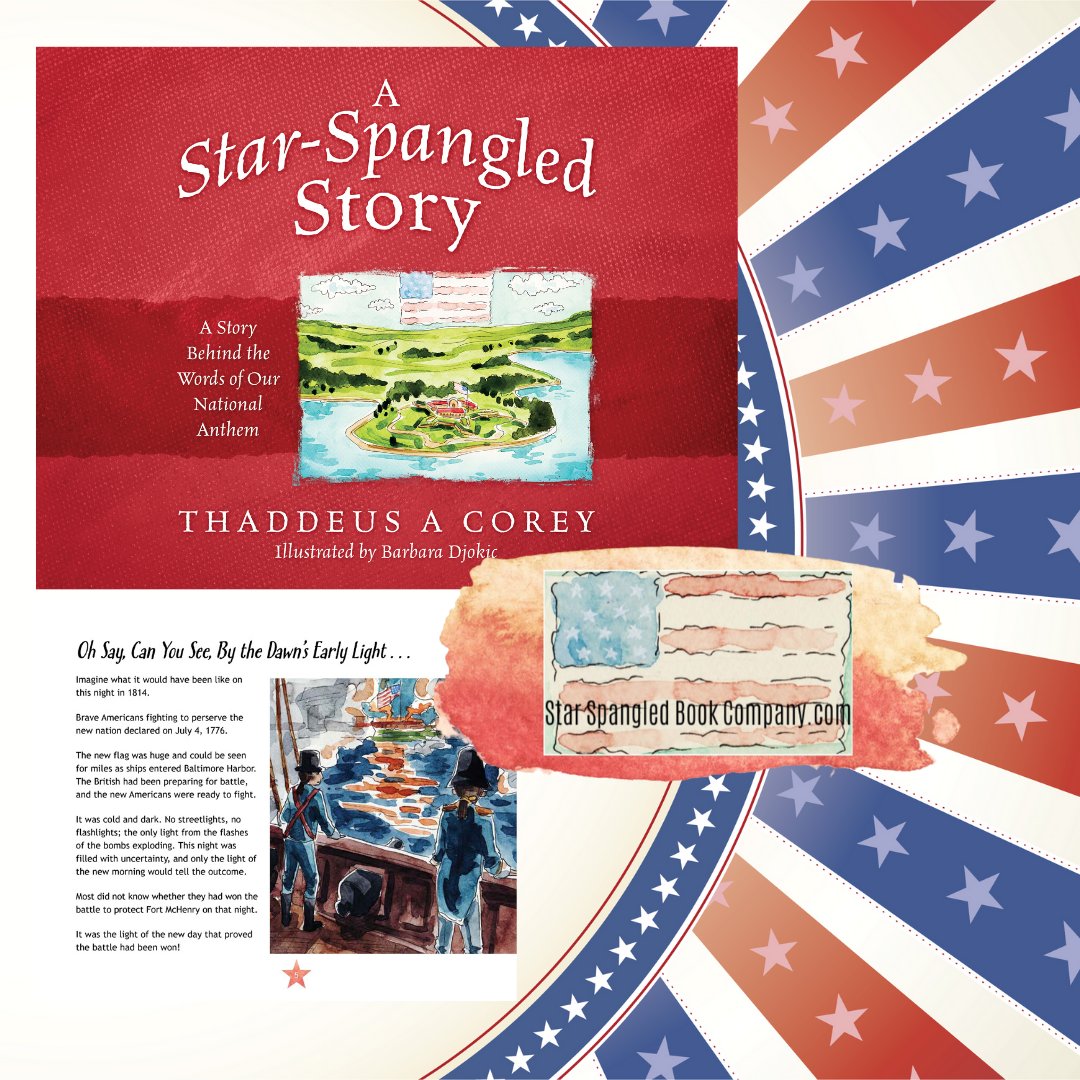 Grab a new book for your family and kids! 'A Star-Spangled Story' is a great addition, it tells the story behind the words of our National Anthem. 

StarSpangledBookCompany.com

#kidsbook #nationalanthem #patriotickidsbook #childrensbook #americasstory #usa #patrioticstory