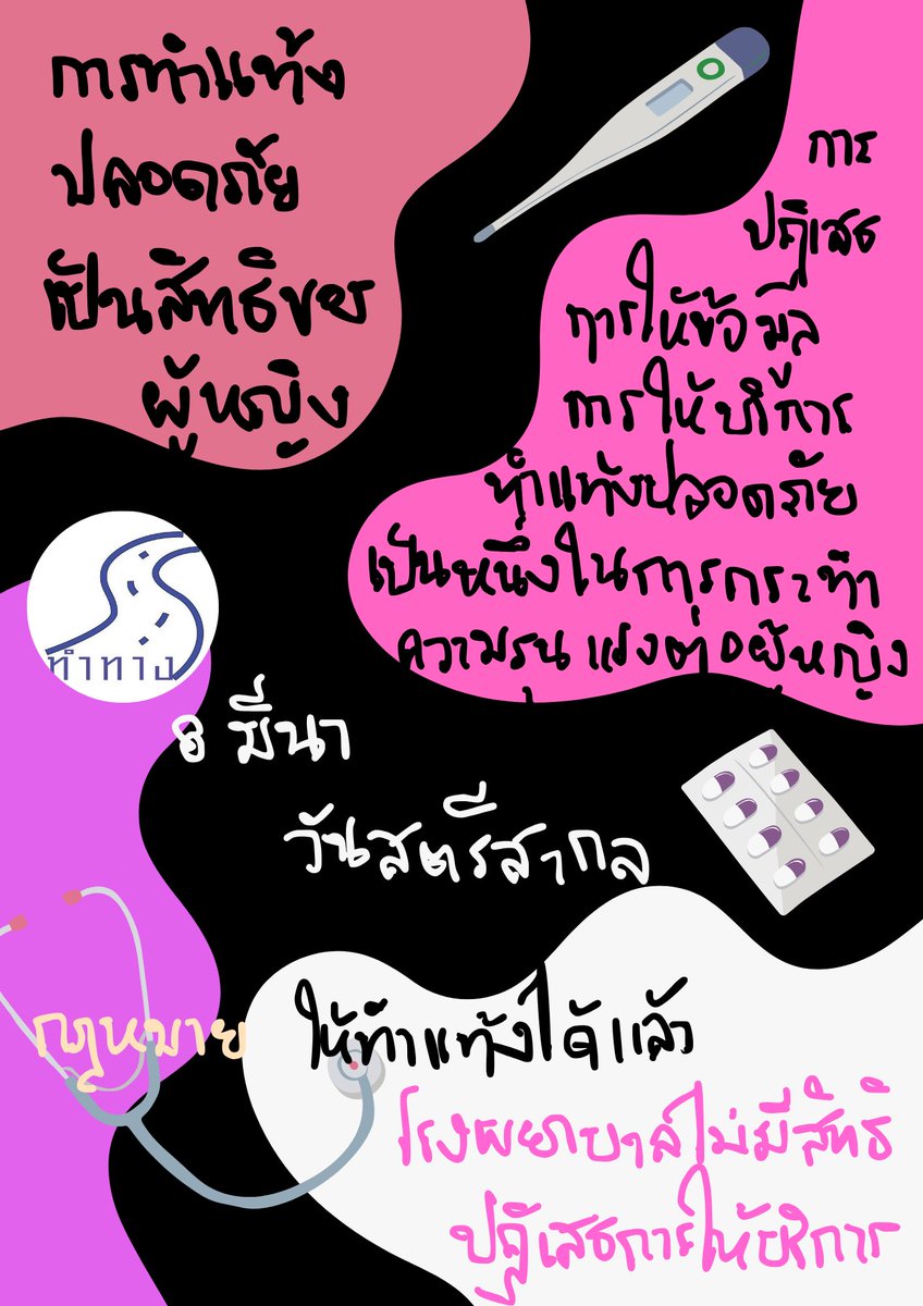 วันนี้ #วันสตรีสากล
สิทธิในการเข้าถึงการทำแท้งที่ปลอดภัยเป็นสิทธิด้านสุขภาพอน่มัยเจริญพันธุ์ เป็นสิทธิของผู้หญิง และผู้ที่ตั้งครรภ์ได้ทุกคน #8มีนา #InternationalWomensDay #safeabortion