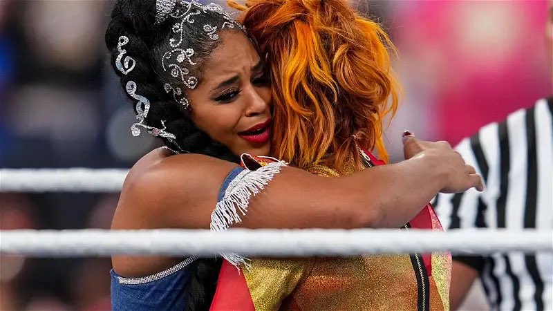 One of the bEST flagbearers we have in WWE. This woman barely sleeps because of her dedication to her craft. Her work ethic is top tier and her personality and heart goes beyond that somehow. @BiancaBelairWWE is truly 1 of 1!