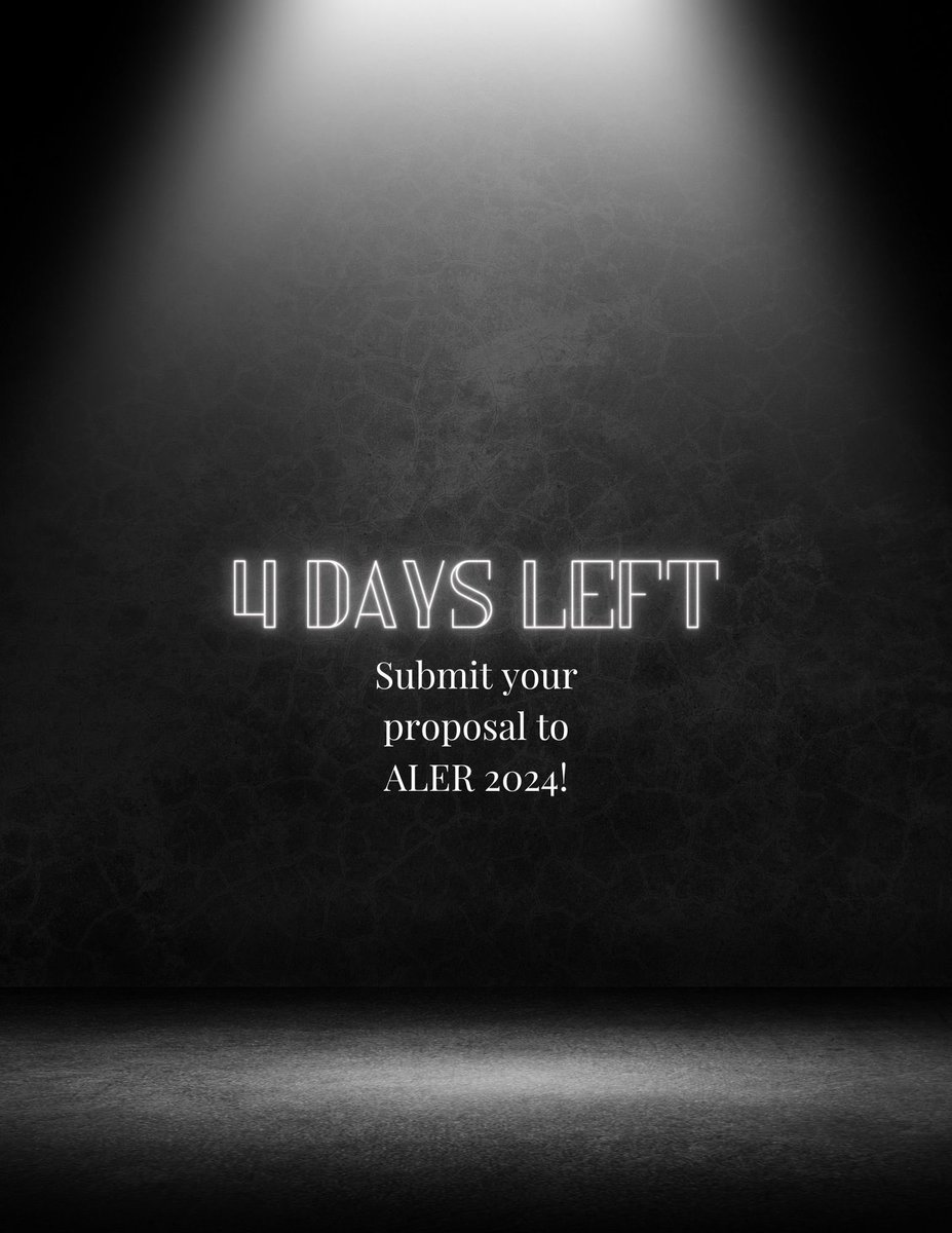 Submit your proposal for #ALER2024. aleronline.org/page/Orlando20…