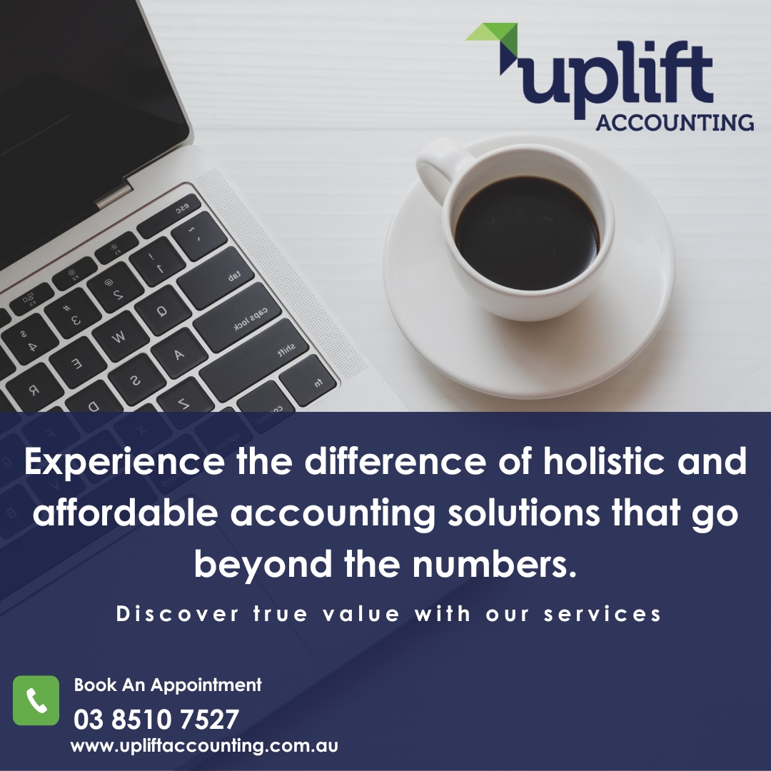 Are you looking for accounting services that offer more than just crunching numbers? At Uplift Accounting, we pride ourselves on providing holistic and affordable accounting solutions that go beyond the numbers.

#HolisticAccounting #AffordableSolutions #UpliftAccounting