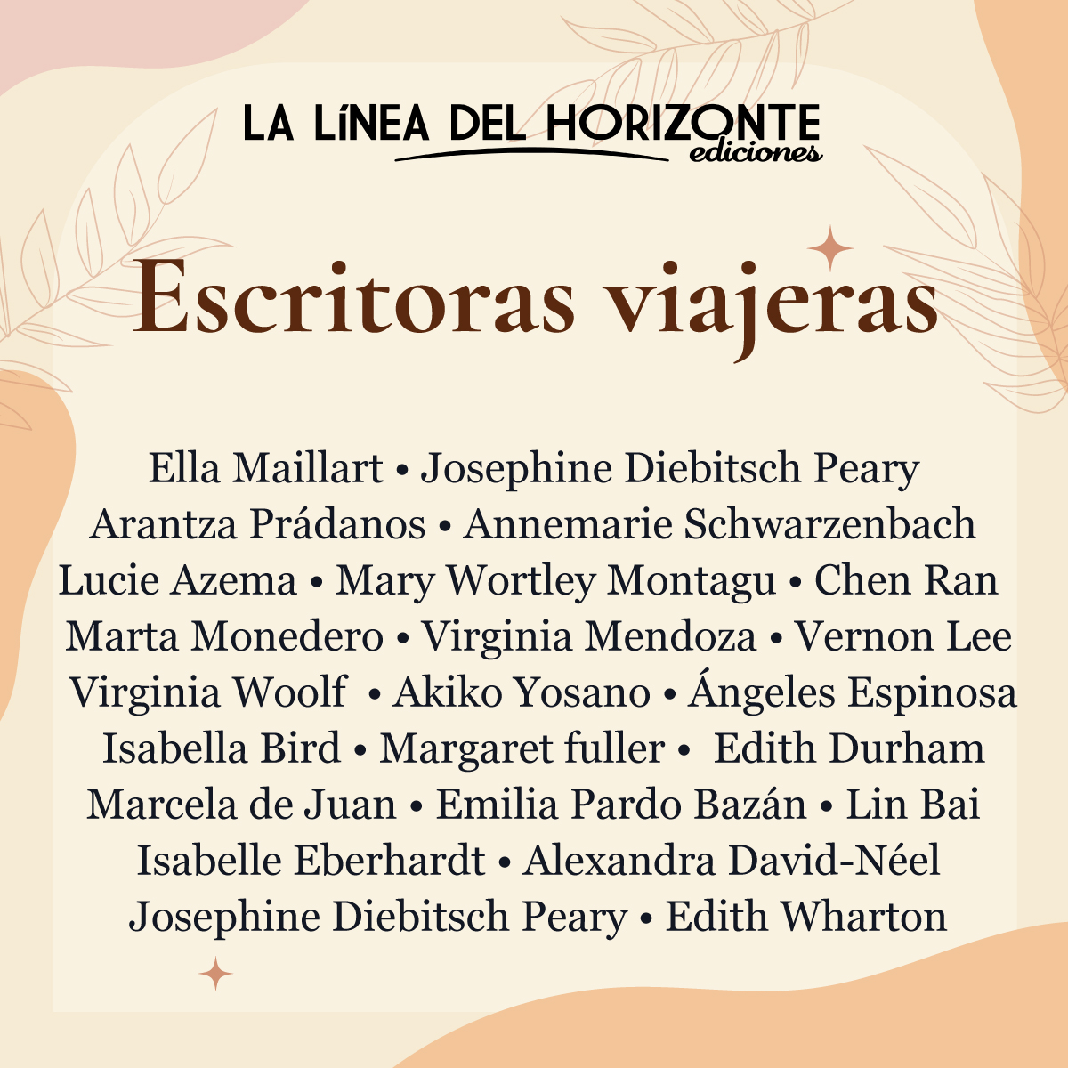 En el Día Internacional de la Mujer queremos homenajear a las autoras que forman parte de nuestro catálogo. Están invitados a conocer el mundo a través de su mirada. #8M #mujeresescritoras #escritoras #mujeres #LibrosRecomendados #autorasLDH #lectura #recomendación #8M2024 #8m