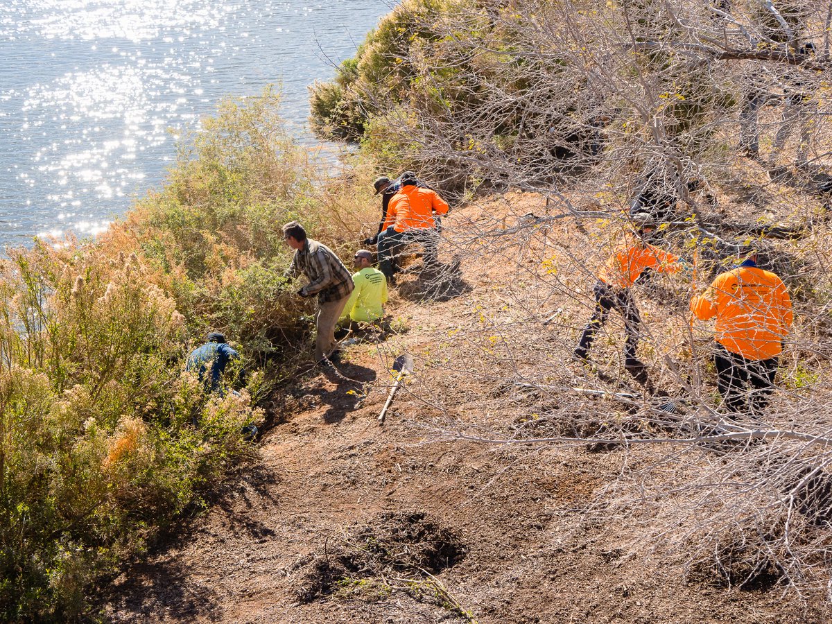 Last Saturday, volunteers from our Las Vegas office participated in a city-sponsored cleanup of the Henderson Bird Viewing Preserve. The 140-acre Bird Preserve is located on the eastern edge of the Pacific Migratory Flyway and provides a respite for thousands of migratory birds.