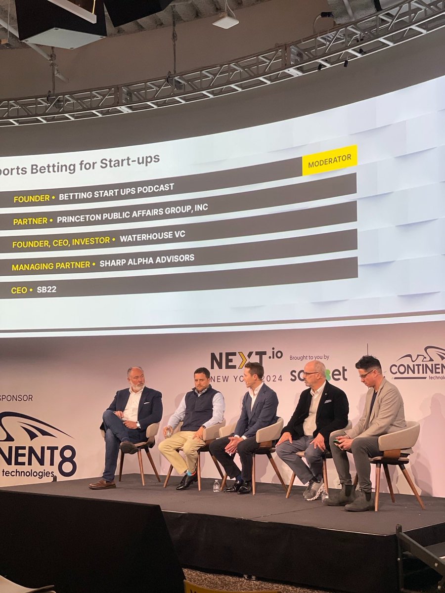 We've seen many innovative companies disrupting the gaming and wagering industry during @nextdotio's NYC'24 conference. If you're interested in discussing your business with us, feel free to reach out via email at info@waterhousevc.com. @tomwaterhouse