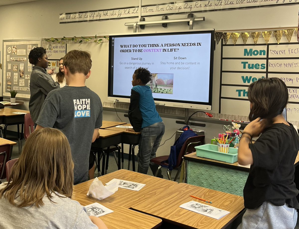 kshepard_write's tweet photo. So grateful for a day of learning about the #inquiryprocess and it’s impact on student learning with 6th grade ELA teacher team @cg_cats! Thank you Ms. Lochte for coming over from @OakwoodIntermed to teach us all about the power of questioning! #learningtogether #SuccessCSISD https://t.co/984bxrAQYA