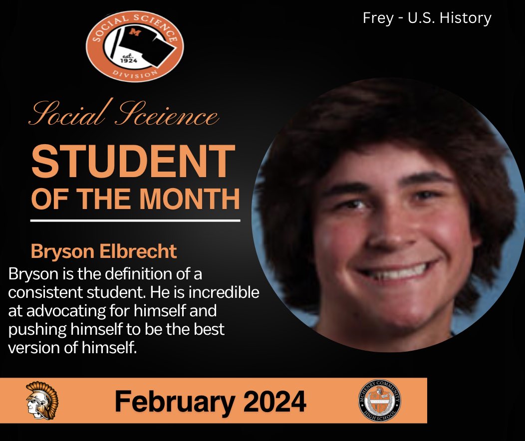 msfrey11's tweet photo. We’re in a week into March, but it’s never too late for the February student shout out! https://t.co/2S8zTyOQVI