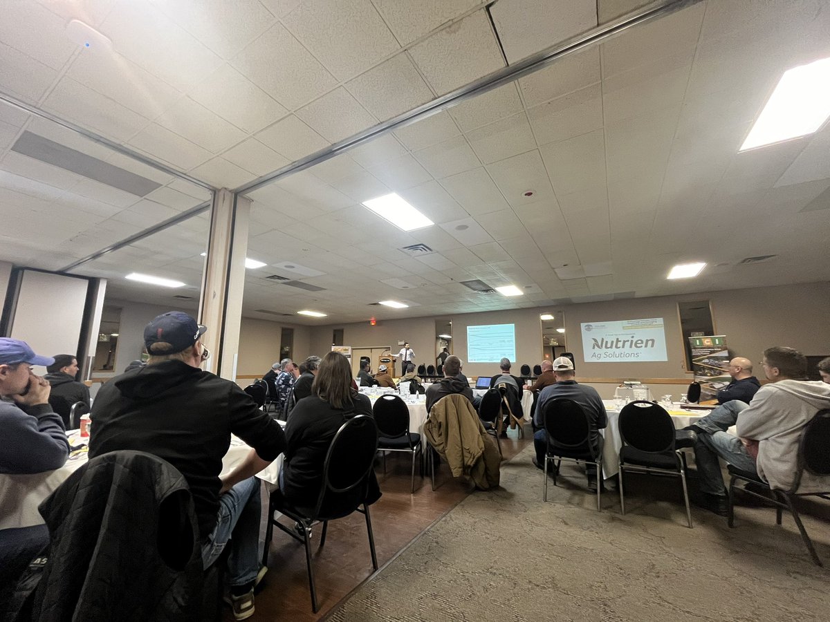 Great farmer led initiative, the Colere Collegiate Institute, hosted its first Ag Symposium today in Taber. 1 day of excellent speakers. 1 more to go. Read more about this group here: producer.com/news/post-seco…