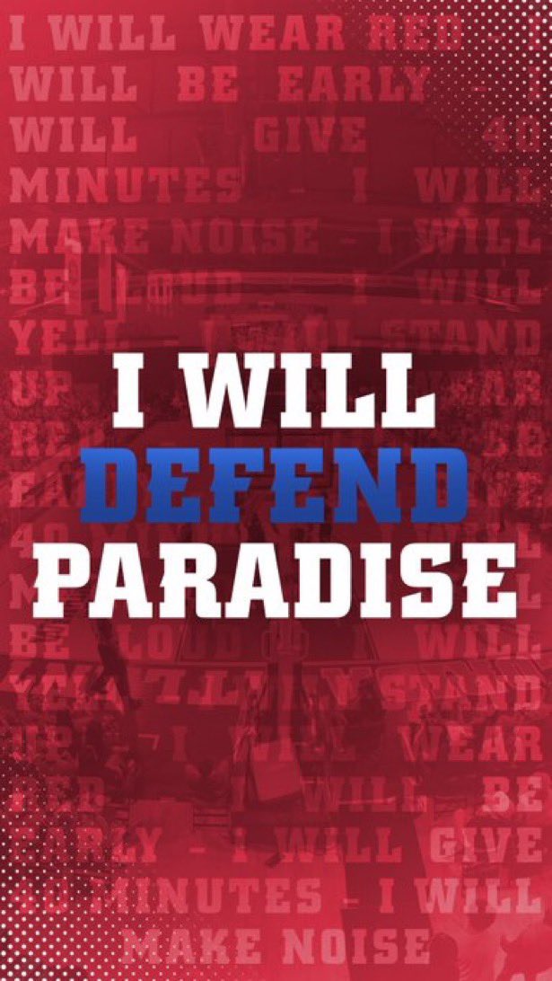 #DefendParadise #WearRed #WeSleepInMay