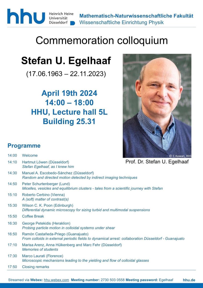 Feel honored to talk about my scientific collaboration with Stefan.