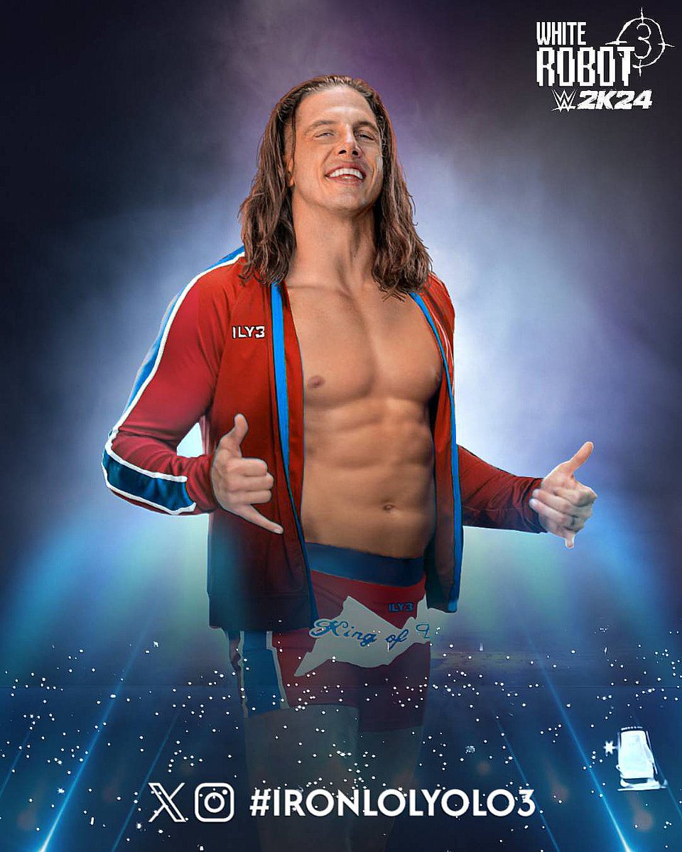 Matt Riddle Now available 
2 Attires
Render included 
TAGS: #MattRiddle #WHITEROBOT3 #IRONLOLYOLO3 #wwe2k24