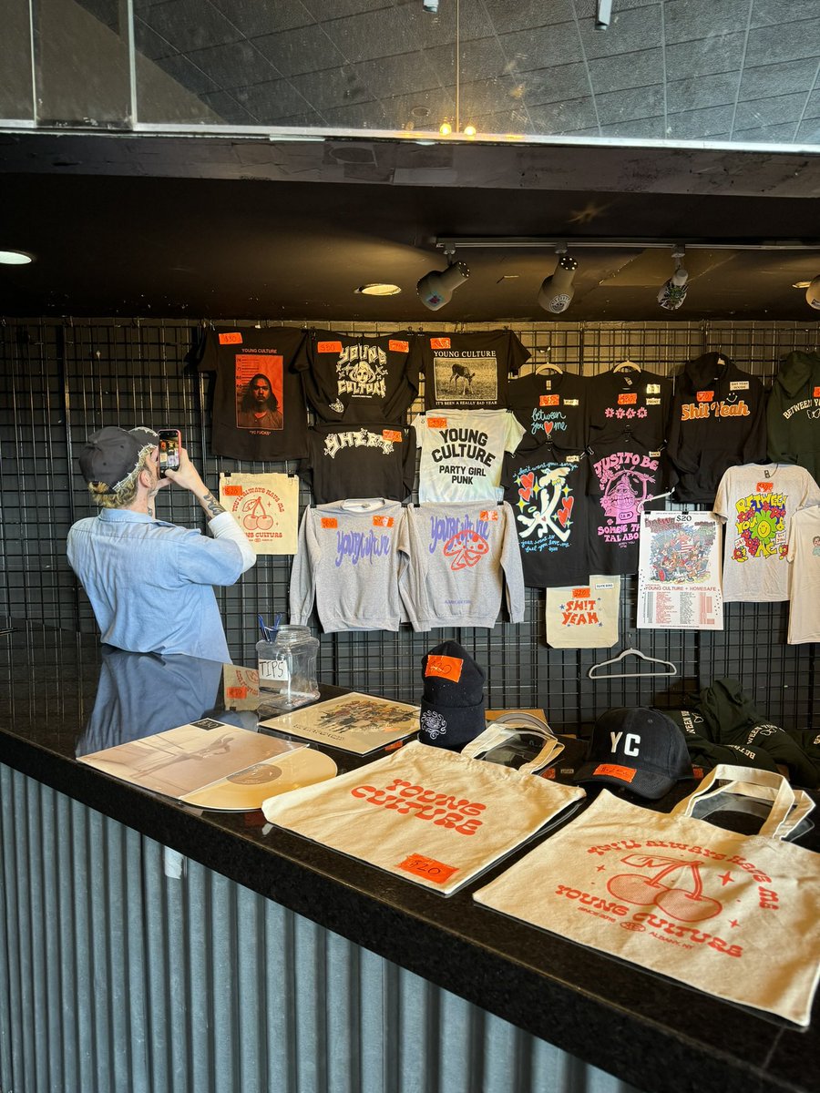 no setlist but here’s the merch