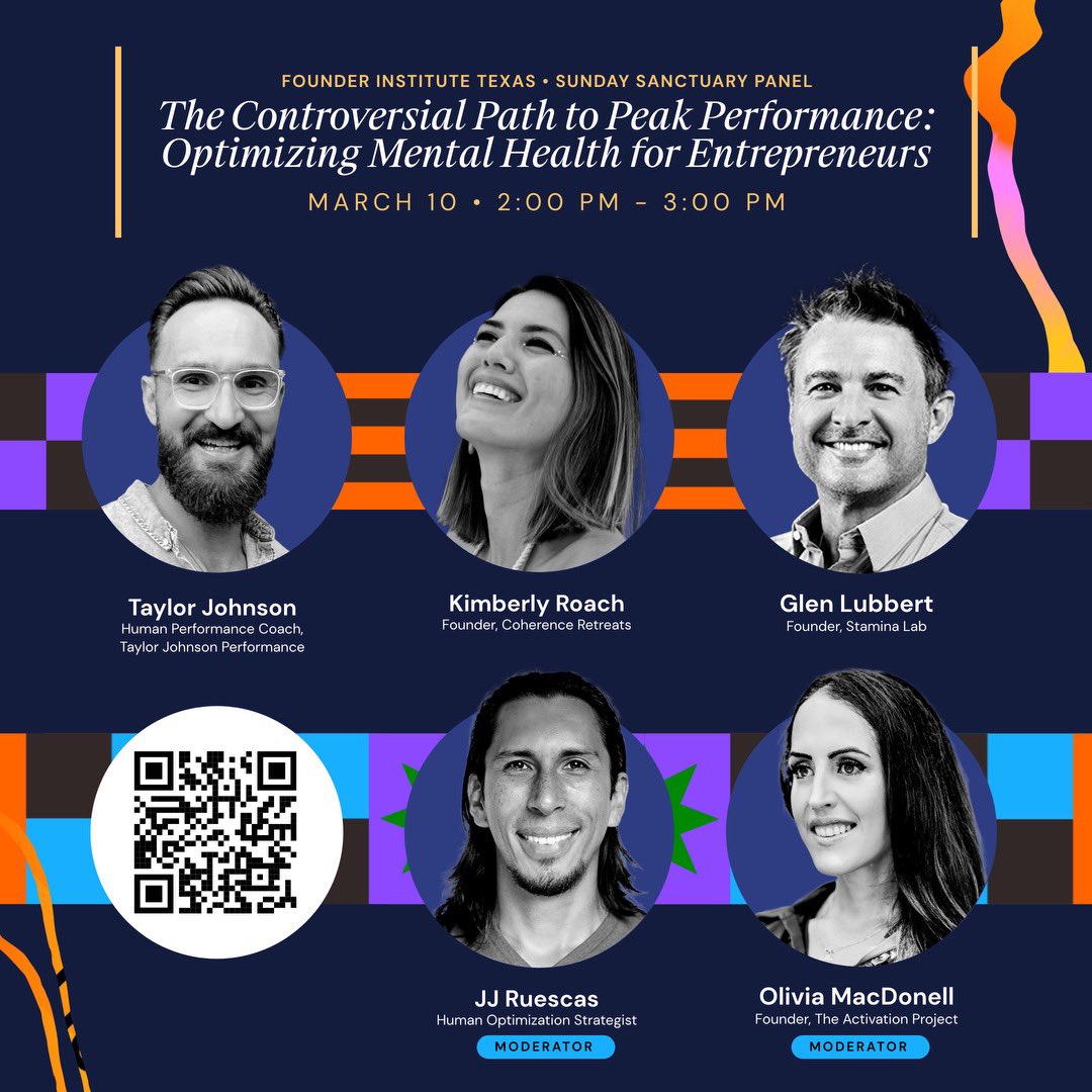 Coming to SXSW? Join the panel discussion: Optimizing Mental Health for Entrepreneurs I’ll be joining some fantastic fellow panelists to discuss the topic at the Sunday Sanctuary - a mid-day retreat in the heart of East Austin to help you recharge. relax, and reconnect during…