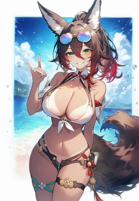 ビーチでの一日 2/2 ☀️ 
#崩壊スターレイル #HonkaiStarRail 