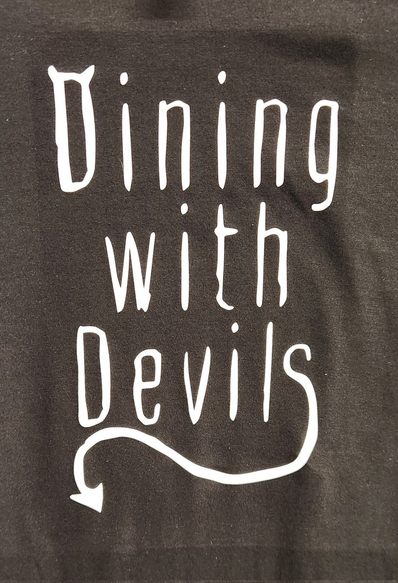 Shirts for Dining With Devils! Check them out during SXSW!