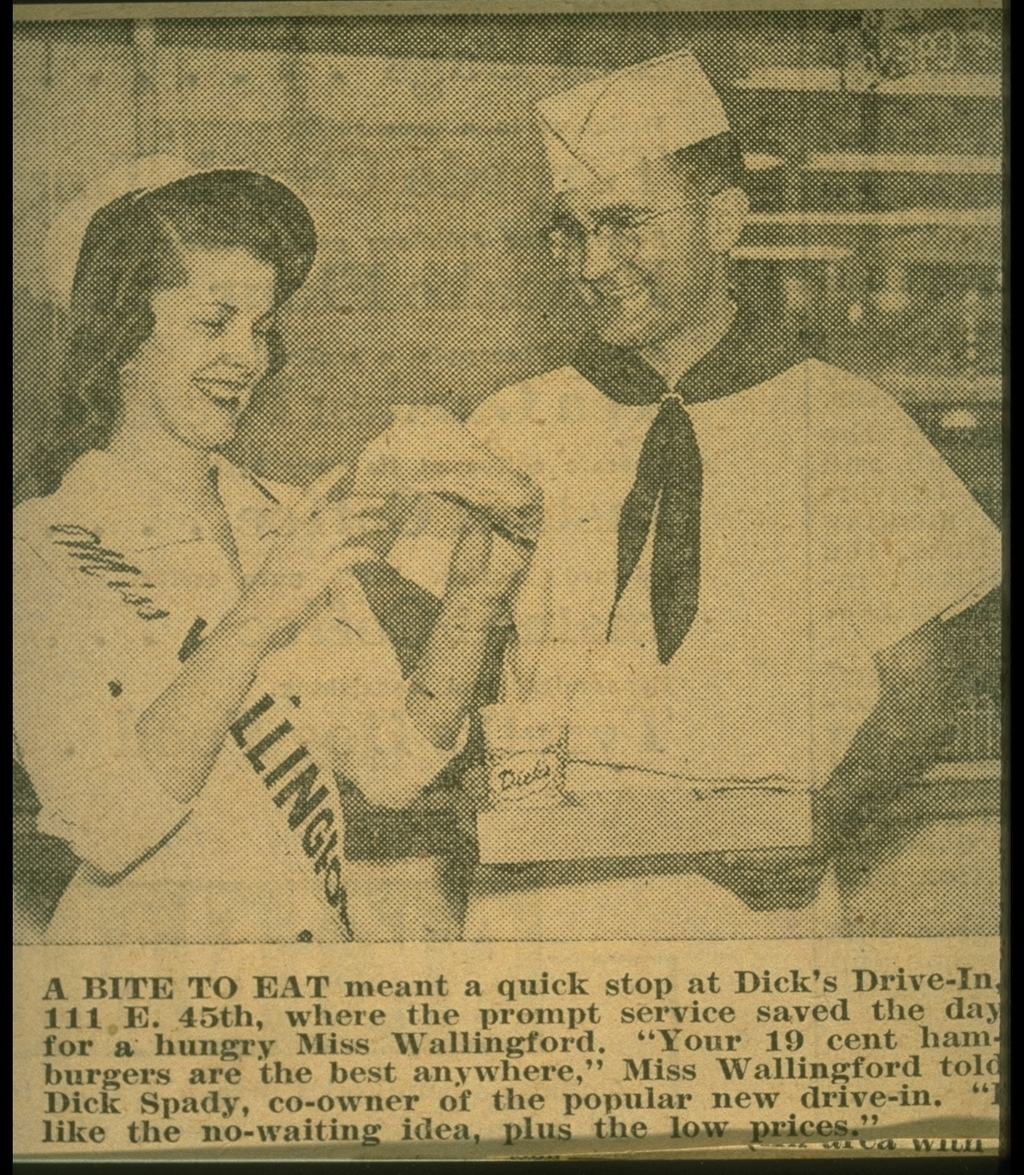 Throwback Thursday! Tell us who the crew member is in this photo with Miss Wallingford!!
#dicksdrivein #throwbackthursday #70thanniversary
