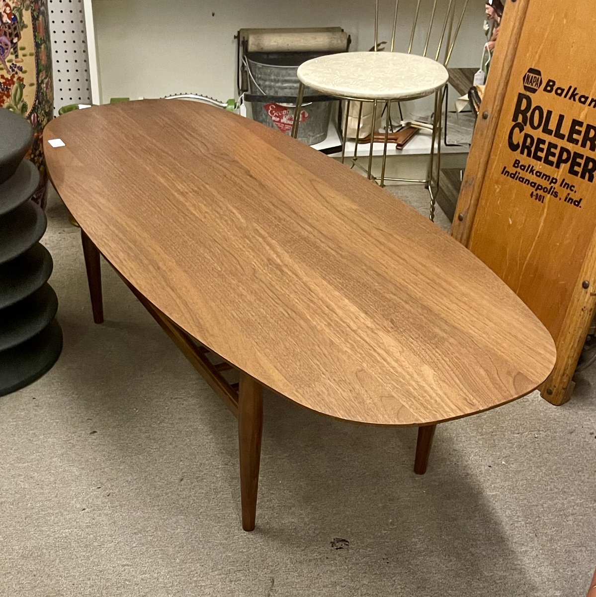 Really cool Mid Centrury Modern Table with a magazine shelf in booth 171!
Please call for purchase & availability
.
.
.
#AntiqueTrove #ScottsdaleAntiqueTrove #retro #vintage #antique #MidCenturyModern #AntiqueStore #MCM #VintageFurniture