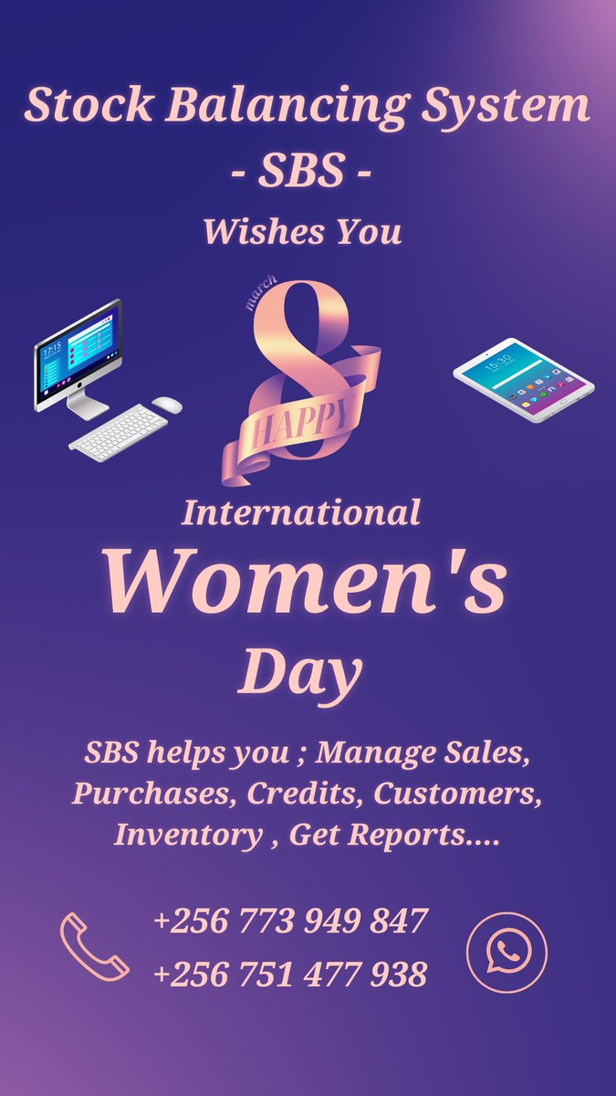 Happy International Women's Day from our Stock Balancing System team! 🌟 Today, we celebrate the incredible achievements of women worldwide. Let's continue to empower, inspire, and support women in every aspect of their lives. #InternationalWomensDay #BalanceForBetter 💼👩‍💼