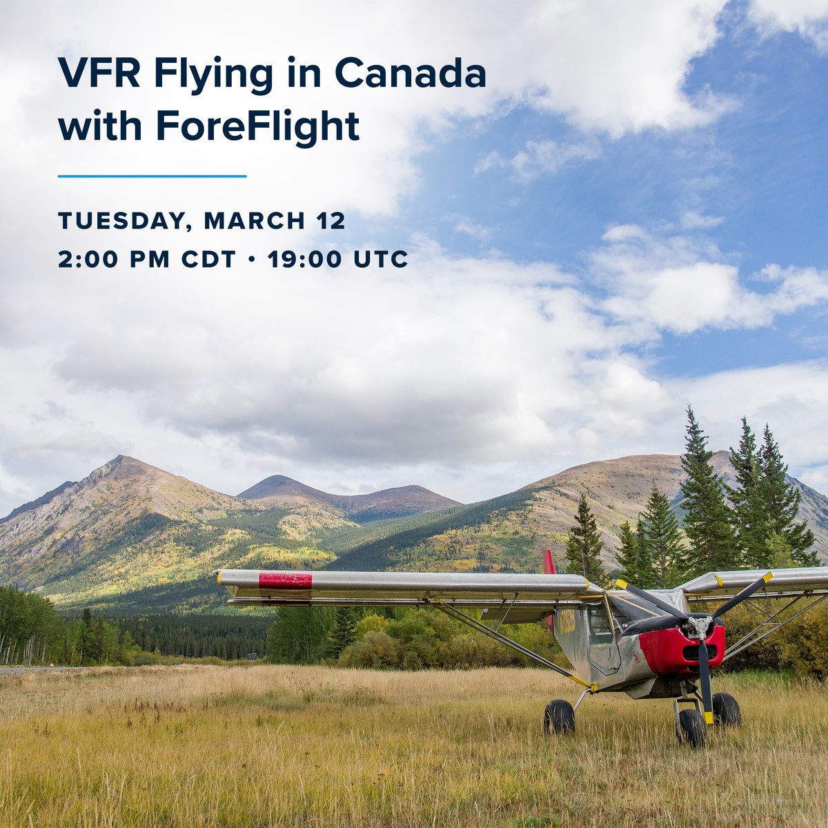 Registration for our next webinar is live!🧑‍💻✈️ Our Pilot Support Team will review some of ForeFlight’s most useful features for planning and conducting VFR flights, as well as some tools to increase your competency with ForeFlight. 🔗 Register here: bit.ly/4c7egjS