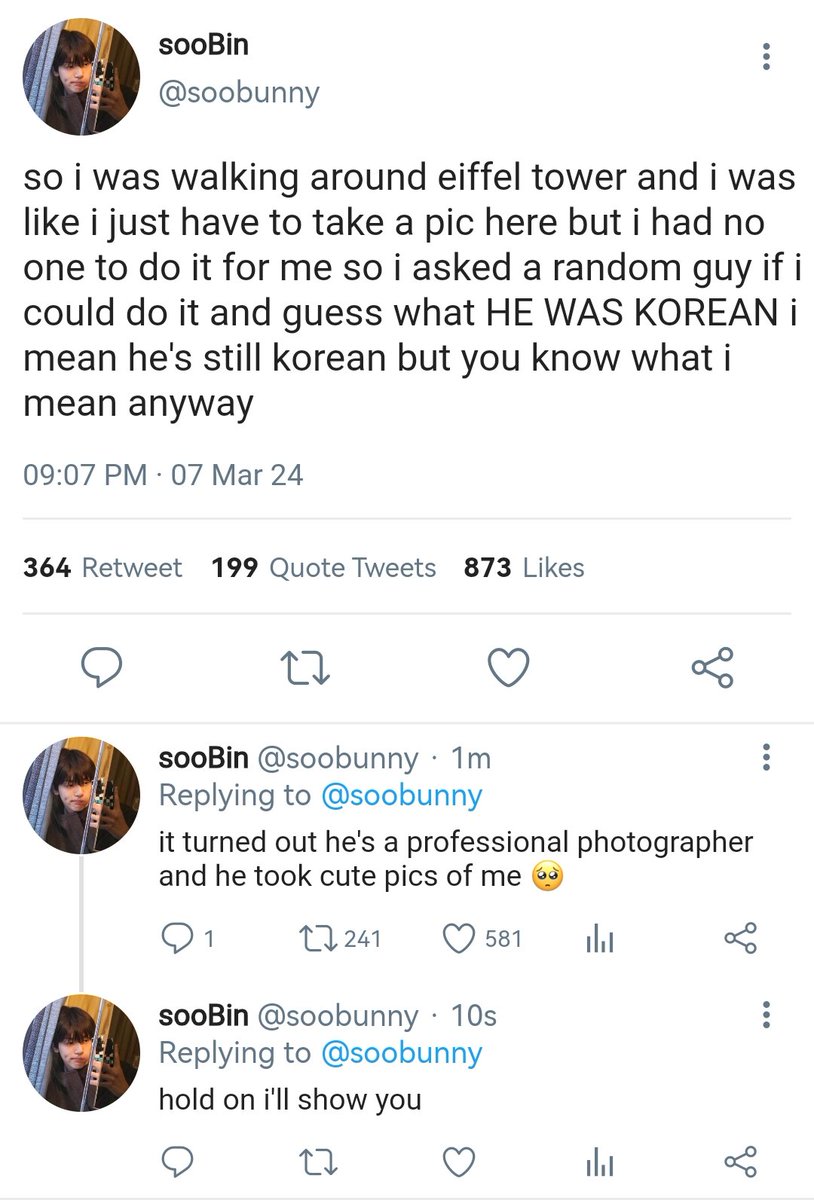 lqsoogyu's tweet photo. soogyu one tweet au https://t.co/Q7hkZqvMoI