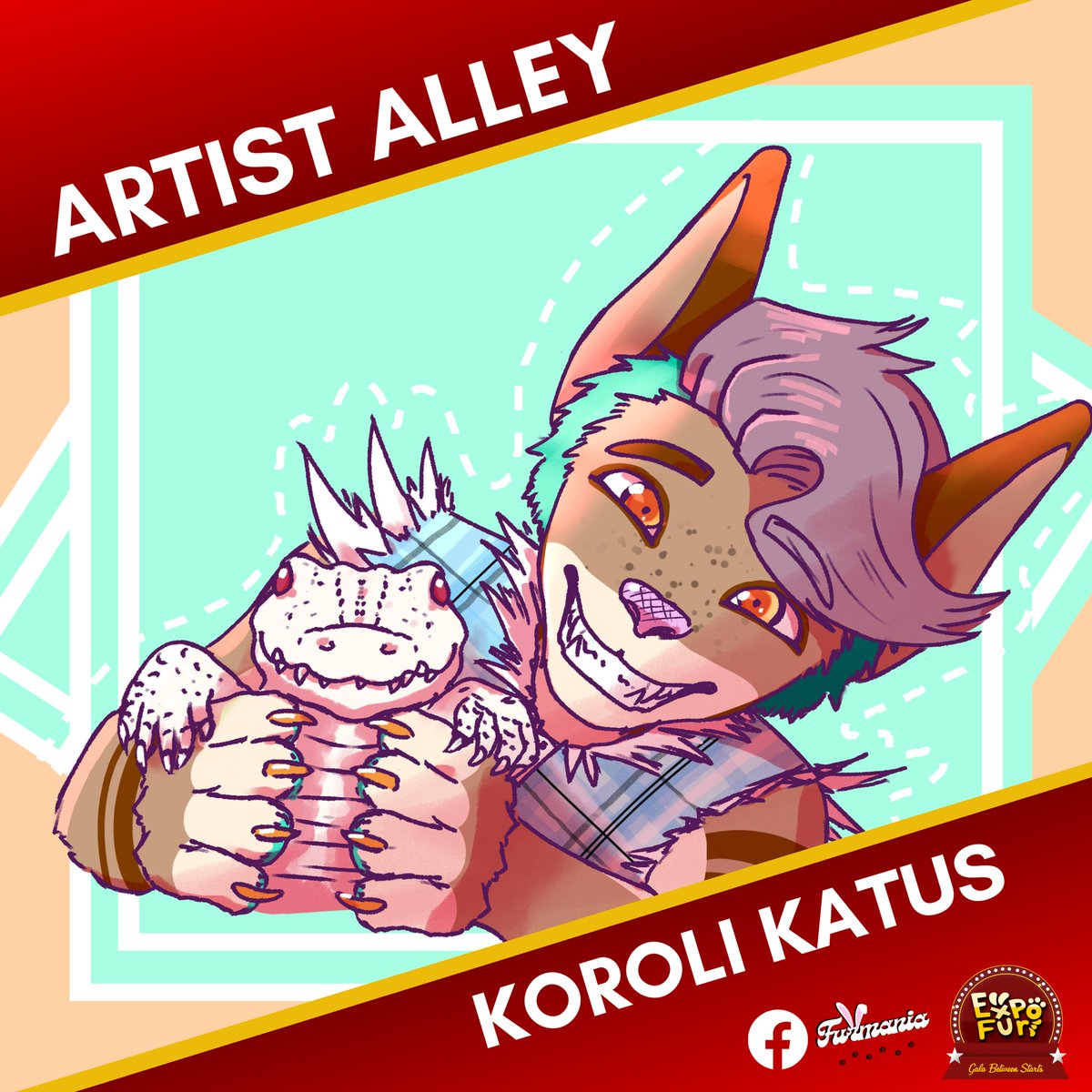 expofur's tweet image. ¡Te presentamos a Koroli Katus! Artista freelancer y estudiante de animación, nutre un profundo amor por los reptiles, en particular los cocodrilos. Su pasión se refleja en sus trabajos, donde destaca la utilización de colores brillantes y cálidos.
instagram.com/koroli_katus/